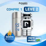 2 Perfumes Masculinos TESTER (100ml) - 212 MEN | Phantom | (5 Anos Armazém do Perfume)